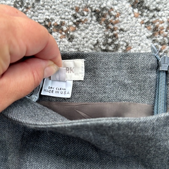 Vintage Jones New York Wool Blazer & Skirt Set Gray 14 - Picture 16 of 16